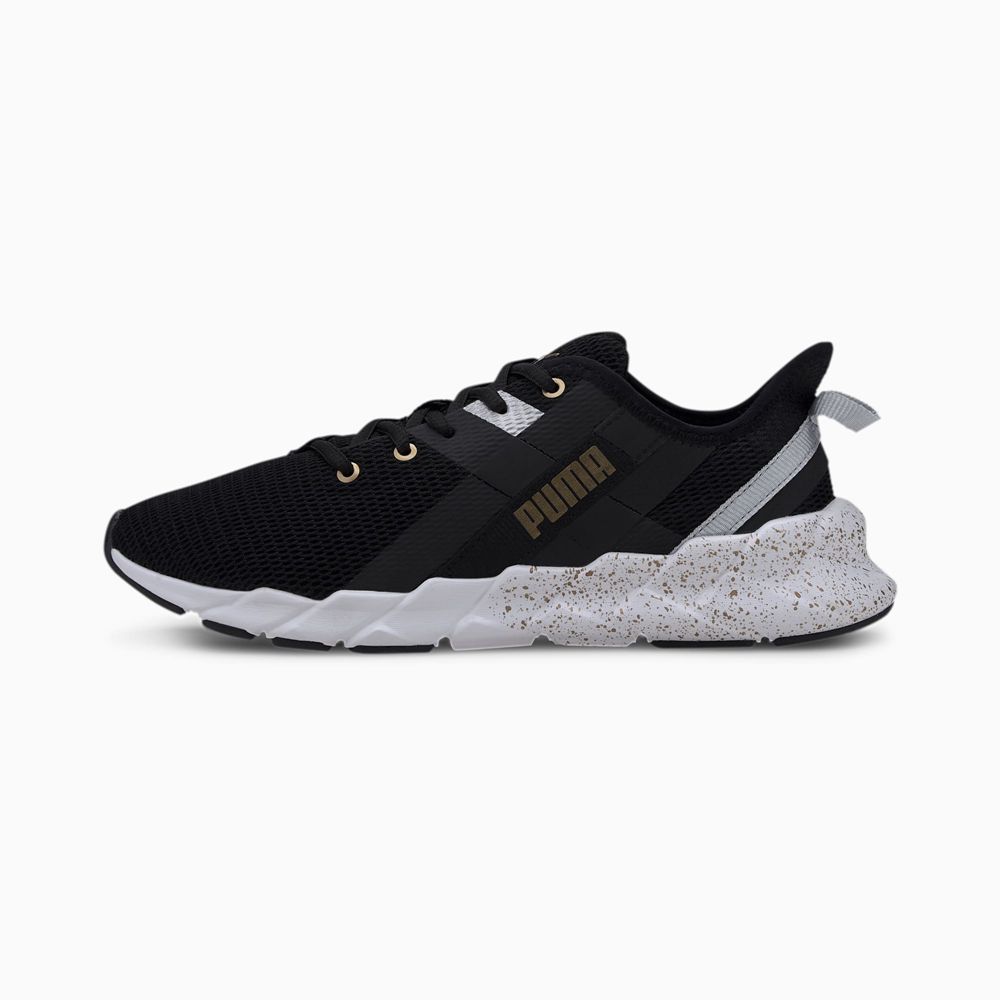 Puma Weave XT Metal Női Edzőcipő - Fekete/Metal Arany ( Hungary - NIPAR5037 )